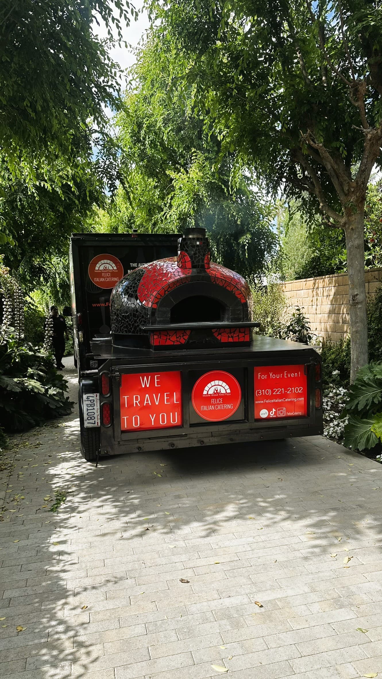 Wood-Fired Trailer Oven